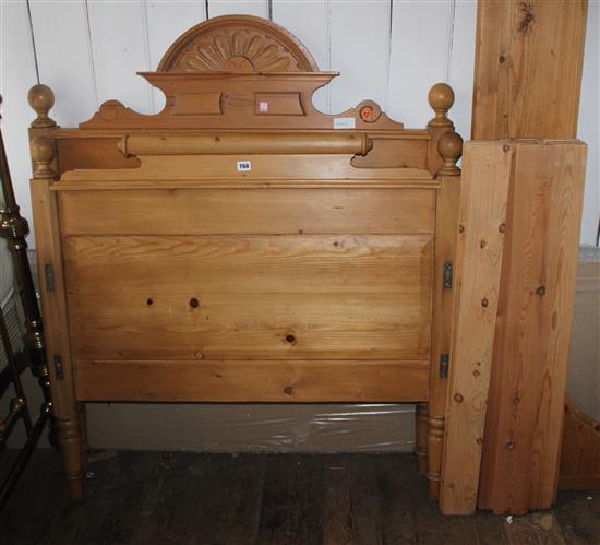 Pine single bed